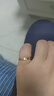 赛菲尔黄金戒指足金唯爱.ONE男女情侣固口金戒指对戒婚戒 男戒 18号约5.05克 实拍图
