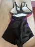 速比涛（Speedo）泳感健身抗氯防晒修身显瘦连体泳衣女 800353315996 黑色/紫色 36 晒单实拍图