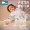 柯斯德尼（kidsneed）婴儿睡袋6-12个月秋冬宝宝一体式儿童睡衣幼儿恒温防踢被中厚S码 实拍图