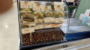 嘻嘻御姐食品保温柜商用加热箱展示柜蛋挞小型台式新款食品板栗汉堡展示柜 黑弧小两盘3层 官方标配 实拍图
