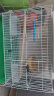 贝尼宠 鸟笼  鹦鹉鸟笼子 可折叠 虎皮鸽子笼鸟笼子 八哥画眉鸟别墅大号 鸟笼40含七件套39x27x30cm 实拍图