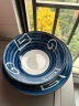 尚行知是碗饭碗日式陶瓷碗碟餐具家用釉下彩米饭碗盘碗筷乔迁送礼 7英寸条纹盘(1个) 实拍图