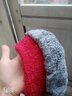 曼琪魅雅帽子女秋冬季加绒加厚保暖骑车帽子围巾一体松鼠绒连体风雪毛线帽 酒红色 风雪帽均码 实拍图