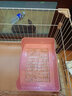 兔子厕所超大号防掀翻兔兔龙猫荷兰猪防喷尿尿便盆用品 抽屉式大四角粉色 实拍图