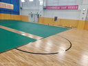 速标 羽毛球场地胶垫PVC运动地板室内体育馆专用气排球防滑塑胶地垫 专业宝石纹4.5mm 实拍图
