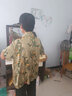 鎏英妈妈装夏季薄款短袖衬衫中老年女装宽松大码印花开衫透气衬衣套装 绿色（上衣+裤子） 3XL 建议120-135斤 实拍图