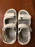 苏妃妃（sufeifei）凉鞋女夏季仙女风运动软底轻便透气露趾平底鞋魔术贴休闲沙滩凉鞋 9128-白粉 38【标准运动鞋码】 实拍图