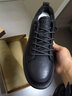 公牛世家男鞋秋冬季休闲皮鞋子男士商务加绒板鞋舒适保暖运动棉鞋 实拍图