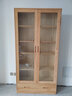 良工实木书柜带门北欧日式落地书架满墙置物架橡木原木书橱学生书房 原木色无门（500*320*2000mm） 实拍图