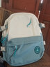 沫子 小学生书包高中生简约ins风百搭大学生男女双肩包日系森系韩版drl初中生背包女休闲旅行电脑包 绿色【带小花挂件】 实拍图