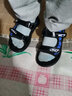 轩途诗儿童凉鞋男 新款夏季男童凉鞋 中大童软底防滑儿童小孩子学生凉鞋 黑蓝 36 码 实拍图