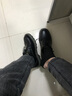 回力男鞋皮鞋大头鞋男韩版英伦男士马丁鞋休闲工装百搭潮流鞋子 黑色 41 实拍图