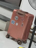 EAZZ【一体全铝镁】全铝镁合金拉杆箱铝框行李箱男女学生密码旅行箱子 【全铝镁合金】玫瑰金色 20英寸 =登机箱 实拍图
