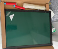 AUCS 40*30cm小黑板家用办公室挂式磁性粉笔黑板 挂墙写字板白板家庭儿童磁力会议培训教室桌面绿板 WB4030LV 实拍图