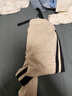 BJHG【2.0】 不计后果春秋环保麂皮绒串标拼接休闲裤子男潮流直筒长裤 卡其色 L (120-140斤） 实拍图