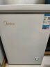 美的（Midea）100升 低霜家用小冷柜 冷藏冷冻冰柜 节能省电母乳保鲜小型冰柜单开门租房用冰箱 BD/BC-100KMD(E) 实拍图