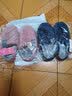 惠夫人 家居棉拖鞋女防滑月子冬天室内大码加绒男女式保暖棉拖鞋情侣 经典格  大红 40-41 适合39-40码穿 实拍图