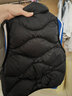 鸭鸭（YAYA）儿童羽绒马甲女童背心男童秋冬季童装轻薄上衣宝宝纯色外套WJ 黑色 110 实拍图