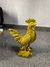 百纳源 大公鸡摆件 铜公鸡金鸡铜鸡的摆件黄铜金钱鸡家居饰品 2#精品福字鸡+礼包 实拍图