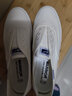 回力 Warrior 帆布鞋女鞋夏百搭小白鞋透气懒人鞋一脚蹬ins女原宿风单鞋布鞋 WXY-A446T 白色 42 实拍图