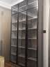 强象 钢化玻璃门转角书柜组合定制书橱带门书架展示柜柜子带灯 三门柜 0.6-0.8宽 实拍图