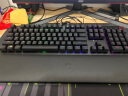 雷蛇 Razer 猎魂光蛛V2 线性光轴 机械键盘 有线键盘 游戏键盘 吃鸡 电脑键盘 104键 RGB灯效 带腕托 实拍图