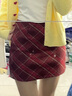乐卡利 学院风半身裙圣诞节毛呢包臂裙复古格纹短裙女秋冬季小个子A字裙 复古格子半身裙【 M码 】 实拍图