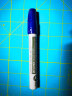 TANOSEE乐如诗 油漆笔马克记号笔涂鸦笔高光笔车补漆物流大头签字笔速干防水不褪色笔幅2mm蓝色1支TS-PM400-L 实拍图