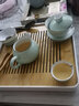 唯古潮汕功夫茶具套装家用小套青瓷茶盘茶壶盖碗茶杯陶瓷茶船办公茶海 盖碗密胺茶盘10件套（普通包装） 实拍图