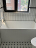 浪鲸（SSWW）卫浴一体成型独立式小户型浴缸家用成人亚克力深泡方形泡澡浴池缸 1.4米独立式浴缸 千城送装 晒单实拍图