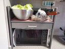 友维（youwill）厨房置物架台面微波炉置物架家用烤箱架子多层灶台桌面收纳支架 D40 星空灰单层长55*宽40cm 实拍图