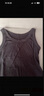 浪莎（LangSha）长款吊带背心女春季螺纹打底衫显瘦百搭外穿打底内搭 黑色 XL 实拍图
