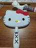 宜乐舒hello kitty镜子粘钻学生宿舍凯蒂猫diy贴满钻手持化妆镜网红爆款 【白色】手柄镜子+全套材料包 实拍图
