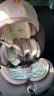 贝思贝特（besbet）儿童安全座椅0-4-12岁汽车用婴儿宝宝360度旋转 BW19-TT 豆蔻粉 晒单实拍图