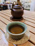 龙泉青瓷陶瓷功夫茶具泡茶杯主人杯喝茶杯个人品茗杯待客杯便携旅行喝茶杯 朱砂胎粉青全釉半刀 实拍图