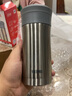 膳魔师（THERMOS） 保温杯男女不锈钢商务办公滤网泡茶水杯子TCMK-500/350团购定制 TCMK-350 不锈钢色 350ml 实拍图