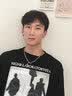 戚小米磨砂耳钉男潮流个性男款耳环单只小众高级感黑色钛钢男士耳扣耳圈 黑色【单只】建议拍两只 实拍图