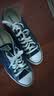 匡威（Converse）All Star经典帆布男女低帮休闲运动鞋黑色1Z635 102329 海军蓝 42.5 实拍图