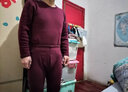 浪莎保暖内衣男士加厚加绒情侣青年大码暖绒秋冬秋衣秋裤套装酒2XL 实拍图