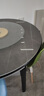 初屋 餐桌 岩板餐桌椅组合现代简约伸缩折叠圆桌家用小户型实木饭桌子 黑灰色-意大利灰岩板-实木椅 1.5m 单餐桌 实拍图