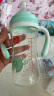 好孩子（gb）婴儿奶瓶 宽口径玻璃奶瓶天使饿魔系列260mL 浅绿 6个月+ 实拍图