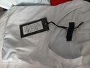 拓品高端纯色体恤衫男士修身圆领短袖t恤紧身半袖夏季健身运动上衣服 白色 （偏蓝 更显白） M /165 实拍图