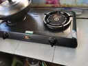红日（Redsun）红外线燃气灶家用台式 高热效猛火双灶台灶具 不沾油面板 熄火保护908c 天然气 实拍图