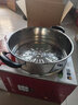 郭老大(GLD)多功能304不锈钢电热锅 家用锅 电蒸炒锅火锅学生宿舍出租屋单多人蒸炒煮一体小电锅多用途锅 4.2L 【保温款】05厚 304锅 32cm 带一个不锈钢笼 实拍图