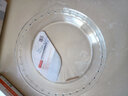菲内克斯 耐热钢化玻璃盘子烤盘凉菜盘微波炉鲍鱼盘双耳家用菜盘烘焙餐具 10英寸(口径25cm) 实拍图