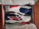 李宁（LI-NING）【雷霆LITE】羽毛球鞋男款耐磨训练鞋AYTS020-4白/蓝色44/10.5 实拍图