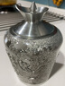 斑锡·龙纯锡手工中式龙凤温酒壶烫酒壶复古温酒器家用暖酒壶白酒四两 龙凤温酒具（1壶6杯） 实拍图