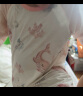 爱贝迪拉婴儿睡袋夏季7分袖纯棉薄款儿童连体睡衣宝宝空调房家居服100码粉 晒单实拍图