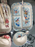 五和（WUHE）儿童餐盘分格仿陶瓷奥特曼宝宝餐盘儿童餐具密胺防烫耐摔餐盘 凯蒂猫餐盘赠勺子 实拍图