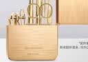 777锌合金指甲刀弧口指甲剪三七指甲剪刀斜口指甲刀磨指甲锉3件套310教师节礼物 实拍图